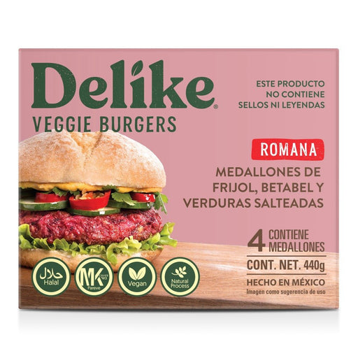 Hamburguesa Vegana Romana Delike 4 piezas - La Nature