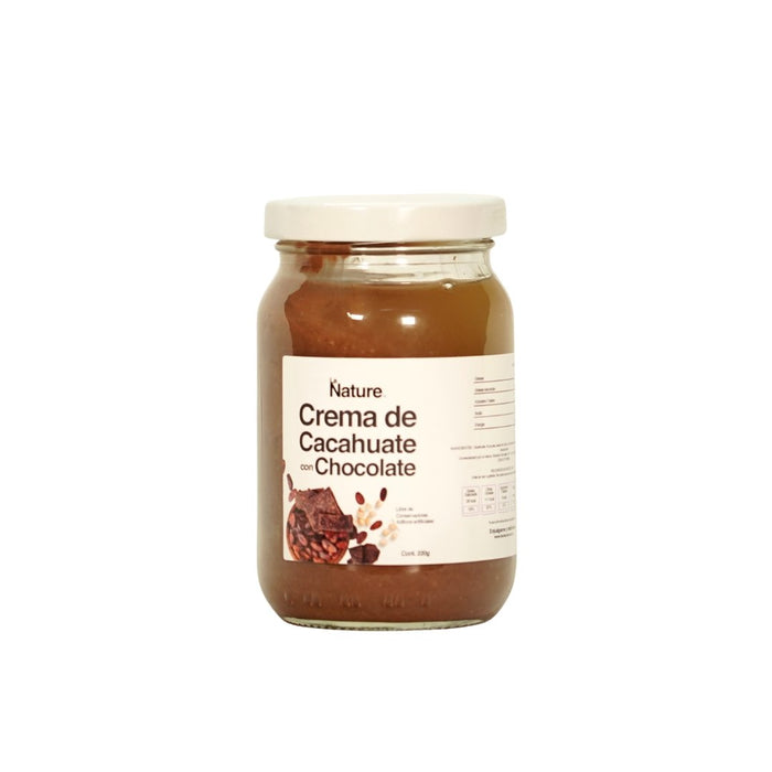 Crema de Cacahuate con Chocolate - La Nature